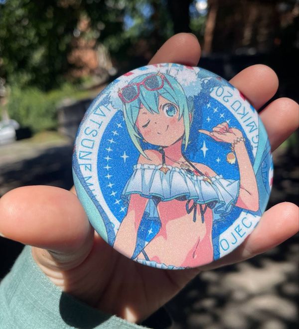 Значок Хатсунэ Мику Большой (Hatsune Miku) #4 7,5 см в ассортименте изображение 2