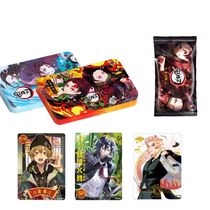 Коллекционные карточки Demon Slayer Premium - 4 бустера в металлическом боксе + 1 редкая карта EX