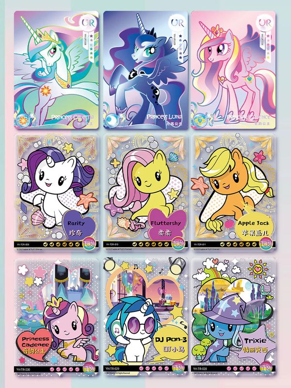 Коллекционные карточки My Little Pony - Тир 3 - 6 штук в бустере изображение 2