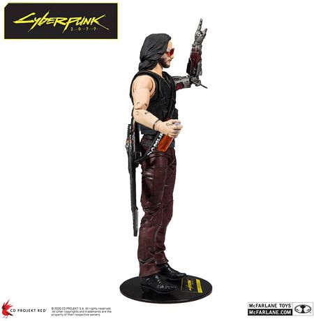 Фигурка Cyberpunk 2077 - Джонни Сильверхенд (Johnny Silverhand) 18 см изображение 2