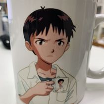Кружка Синдзи Икари - Евангелион (Neon Genesis Evangelion) УЦЕНКА