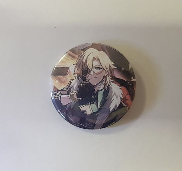 Значок Авантюрин - Стар рейл (Honkai Star Rail), 4.5 см