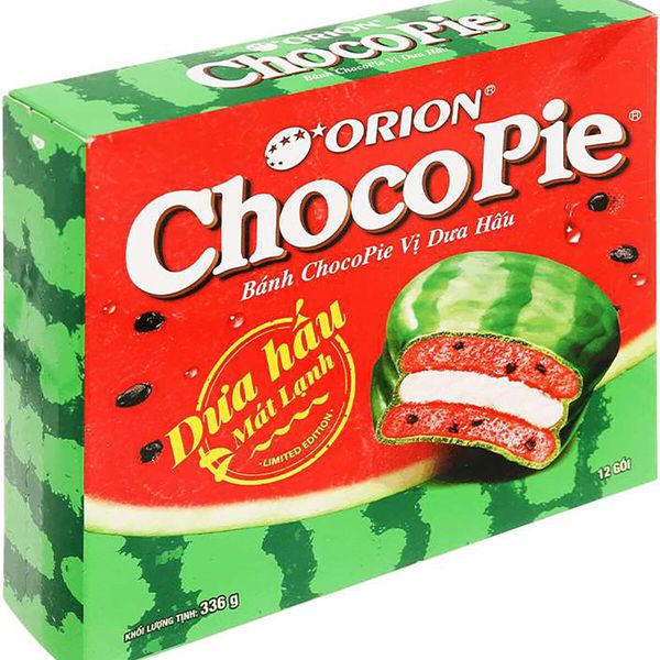Печенье Choco Pie Арбуз