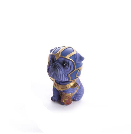 Статуэтка собака с качающейся головой Танос (Thanos Marvel)