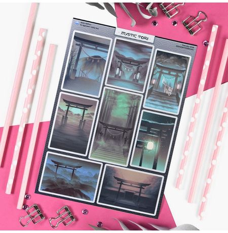 Наклейки Мистические Тории (Mystic Torii), стикеры NKS D-Pack