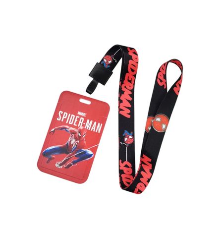 Картхолдер Человек Паук Spider Man, пластик 11х6,8 см, 48 см