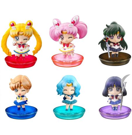 Случайная фигурка Сейлор Мун 2-ая серия (Sailor Moon) 6 шт 4 cm