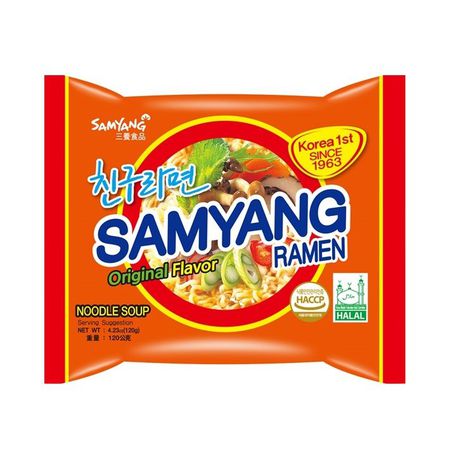 Лапша Samyang Ramen Original со вкусом говядины, 120 г