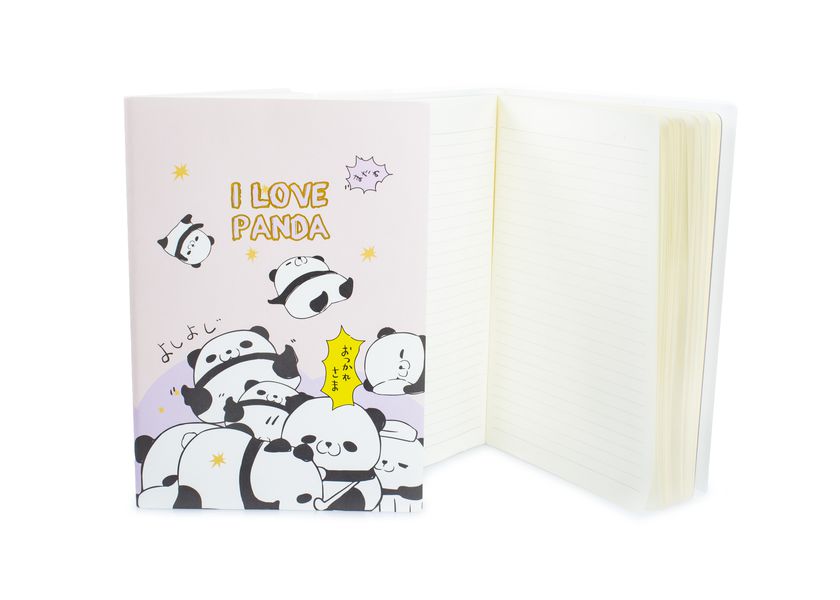 Блокнот Панды - Друг на друге, розовый