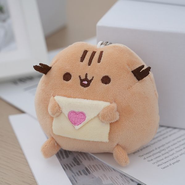 Мягкая игрушка-брелок Pusheen с письмом, 9×8 см