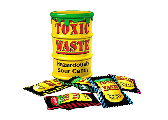 Конфеты Toxic Waste Hazardously Sour Candy