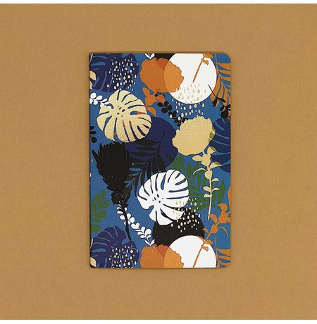 Тетрадь Листья Синие