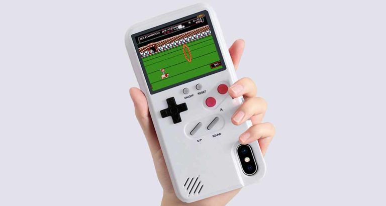Чехол для iPhone X/Xs Game Boy c 36 играми