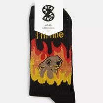 Носки SUPER SOCKS Мем This is fine (размер 40-45)