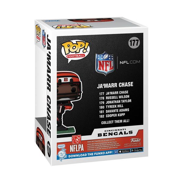 Фигурка Funko POP! NFL - Джамарр Чейз (Cincinnati Bengals - Ja'Marr Chase) изображение 3