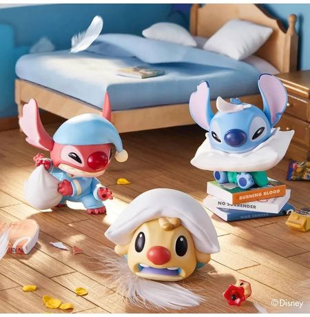 Случайная фигурка MINISO Stitch Pillow Fight (Лило и Стич) Лицензия 5-8 см изображение 6