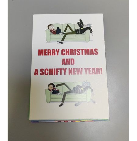 Открытка Рик и Морти - Merry Christmas