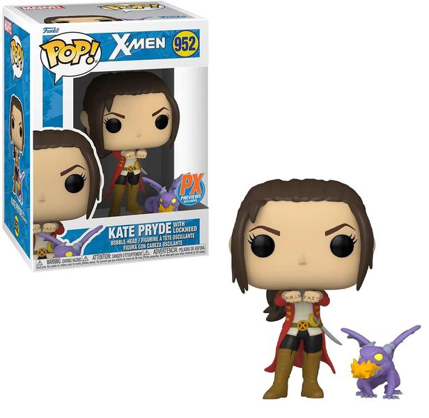 Фигурка Funko POP! Люди Икс - Китти Прайд и Локхид Эксклюзив PX Previews - Kate Pryde with Lockheed
