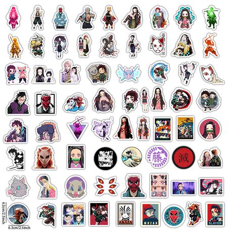 Стикеры Клинок рассекающий демонов (Demon Slayer) 50 шт изображение 3