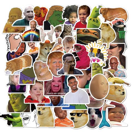 Стикеры Мемы 50 шт изображение 2