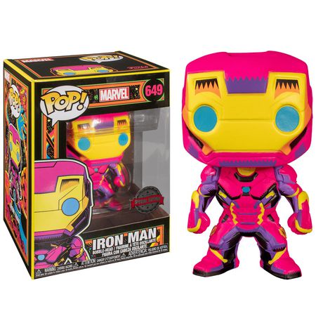 Фигурка Funko POP! Железный Человек (Iron Man Black Light) Exclusive