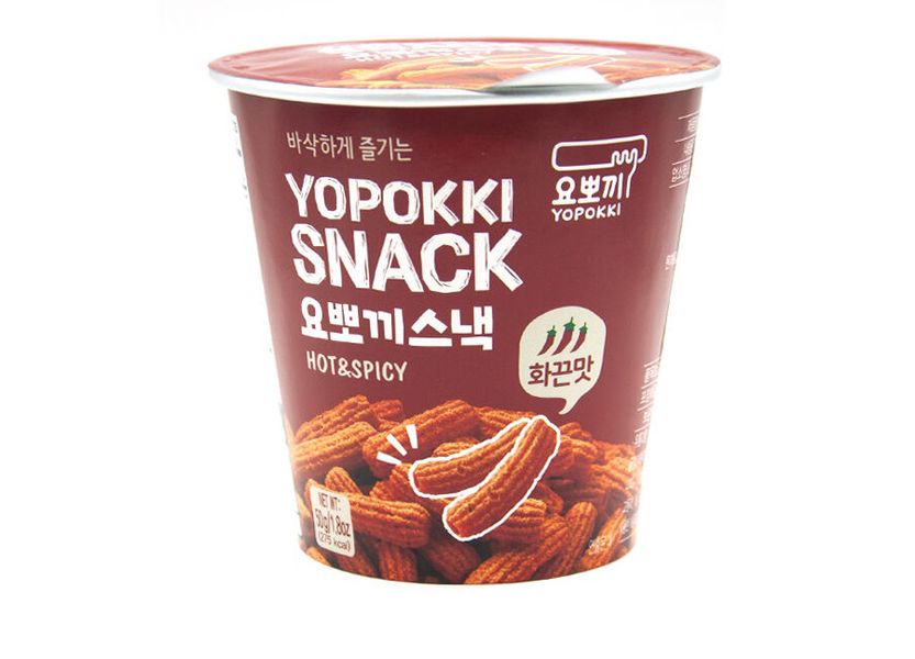 Рисовые снеки Yopokki с остро-пряным вкусом 50г