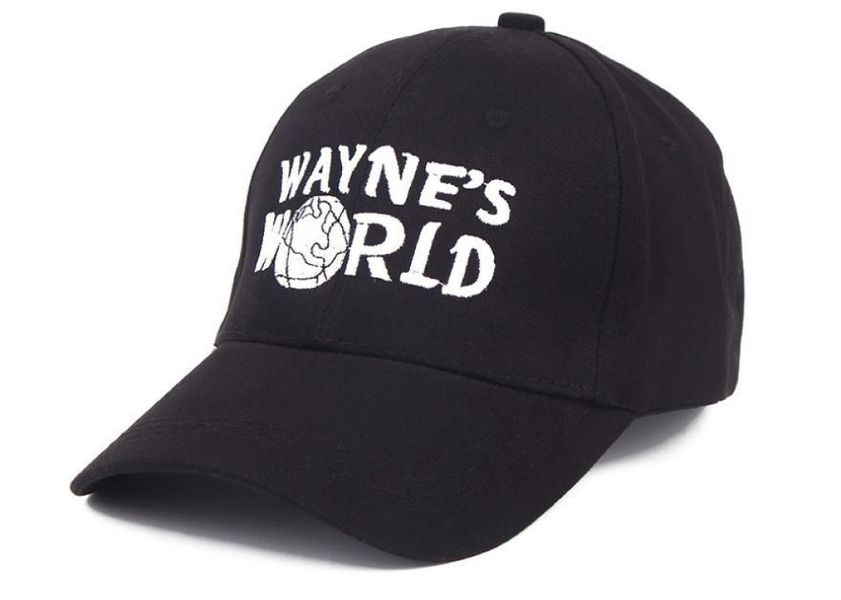 Кепка Wayne's world черная с вышивкой