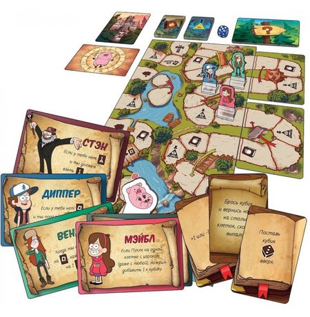 Настольная игра Гравити Фолз - Спасти Пухлю изображение 4