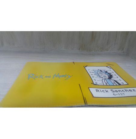 Обложка на паспорт Рик и Морти (RIck and Morty), кожа (УЦЕНКА) изображение 3