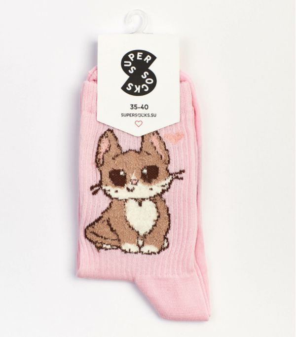 Носки SUPER SOCKS Котик изображение 2
