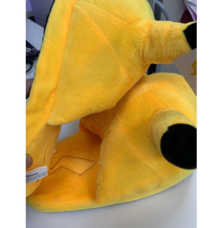 Тапочки Пикачу Покемон (Pikachu Pokemon) (Размер 38-41) УЦЕНКА изображение 3