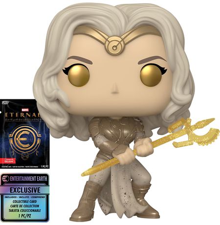 Фигурка Funko POP! Вечные - Тена Эксклюзив с коллекционной карточкой (Eternals - Thena Exсlusive)
