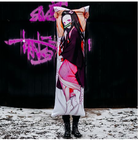 Дакимакура Незуко Камадо - Клинок Рассекающий Демонов (Nezuko Kamado - Demon Slayer) изображение 2