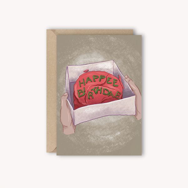 Открытка Гарри Поттер - Happee Birthdae (Harry Potter)