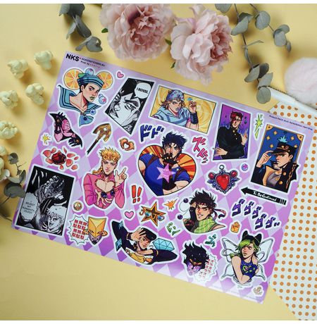 Стикеры ДжоДжо (JoJo’s Bizarre Adventure) наклейки NKS