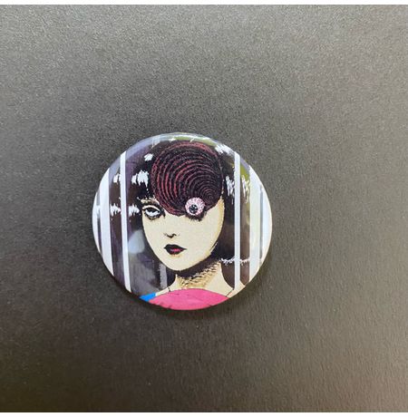 Значок Дзюндзи Ито - Спираль (Junji Ito - Uzumaki) 4,5 см