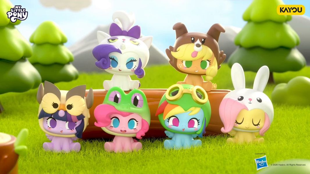 Случайная фигурка My Little Pony - Fancy Pony Pets (Kayou) Лицензия 4-5 см изображение 3