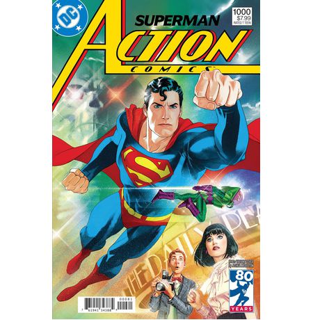 Action Comics #1000 1980's by Joshua Middleton