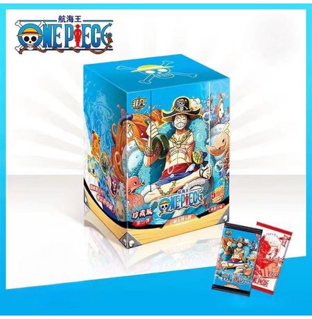 Коллекционные карточки One Piece Tier 3 - 5 штук в бустере (Большой Куш) бокс Луффи с ромом