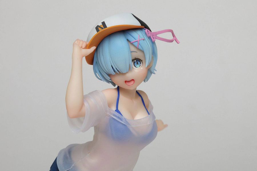 Фигурка Рем в кепке - Жизнь с нуля (Re:Zero - Rem Swimwear Version) 23 см изображение 4