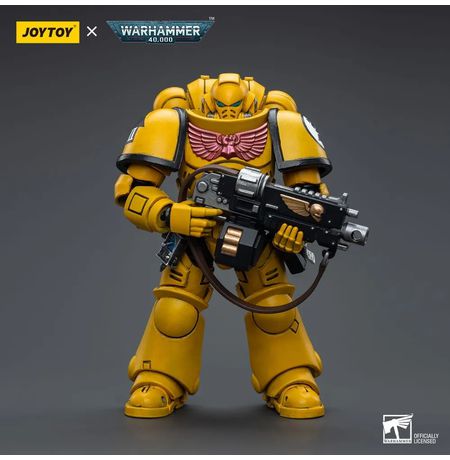 Фигурка Warhammer 40000 - Имперский Кулак Заступник (Imperial Fists Intercessors JOYTOY) 1:18 изображение 4