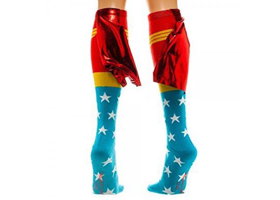 Носки Чудо-женщина с плащом, гольфы (Wonder Woman) изображение 2