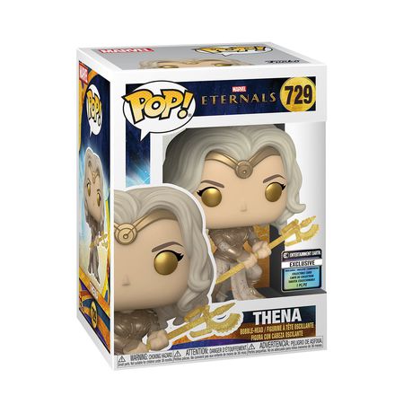 Фигурка Funko POP! Вечные - Тена Эксклюзив с коллекционной карточкой (Eternals - Thena Exсlusive) изображение 2