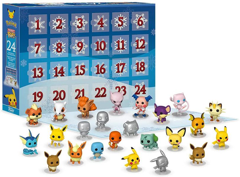 Адвент календарь Funko POP! Покемон (Advent Calendar Pokemon Pocket Pop!) изображение 2