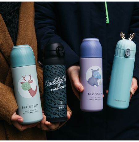 Термос Олень, рога изображение 2