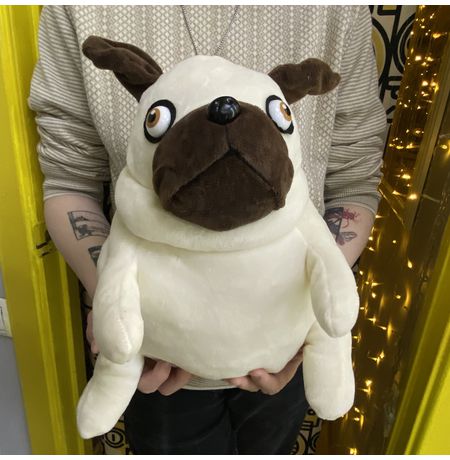 Мягкая игрушка Пухлый мопс, трогательный