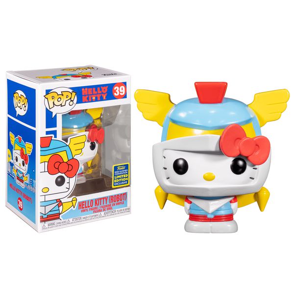 Фигурка Funko POP! Хелло Китти Робот Эксклюзив (Hello Kitty Robot SDCC 2020)