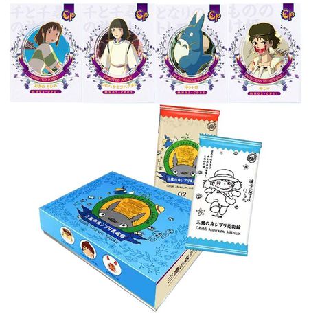 Коллекционные карточки Хаяо Миядзаки Категория Premium 2 штуки в бустере (Hayao Miyazaki)