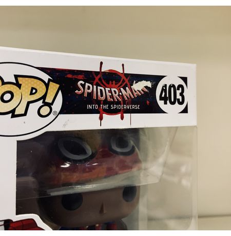 Фигурка Funko POP! Человек-Паук - Майлз Моралес без маски (Spider-Man: Into the Spider-Verse) УЦЕНКА изображение 2