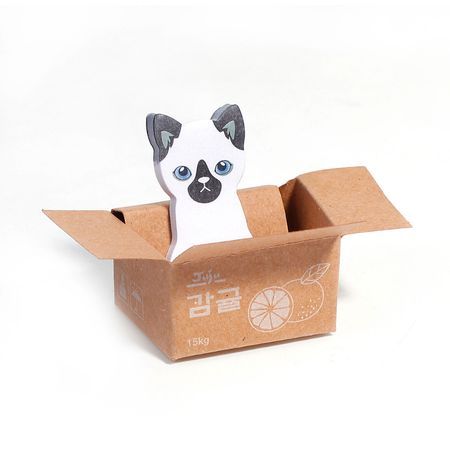 Клейкие стикеры Котики в коробочках Kitty House-it изображение 5